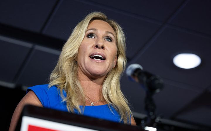 Rep. Marjorie Taylor Greene (R-Ga.) said the country needs to "return to God."