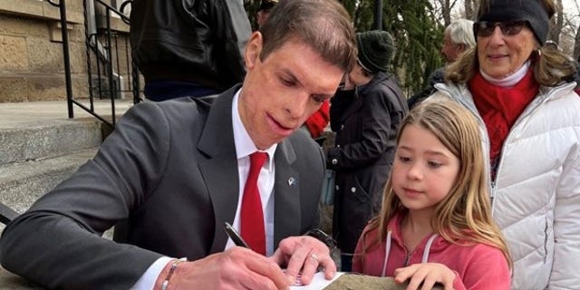 Army veteran and first time Senate candidate Sam Brown is running for the GOP nomination in the swing state of Nevada.